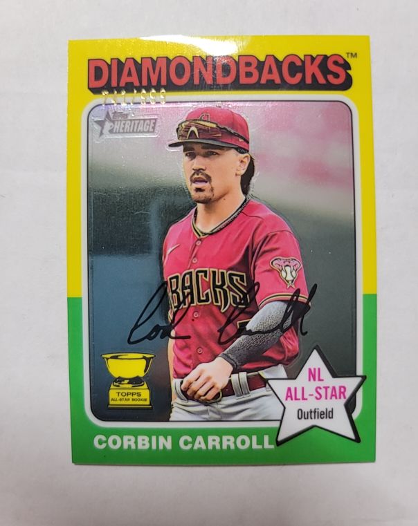 2024 Topps Heritage #372 Corbin Carroll — front