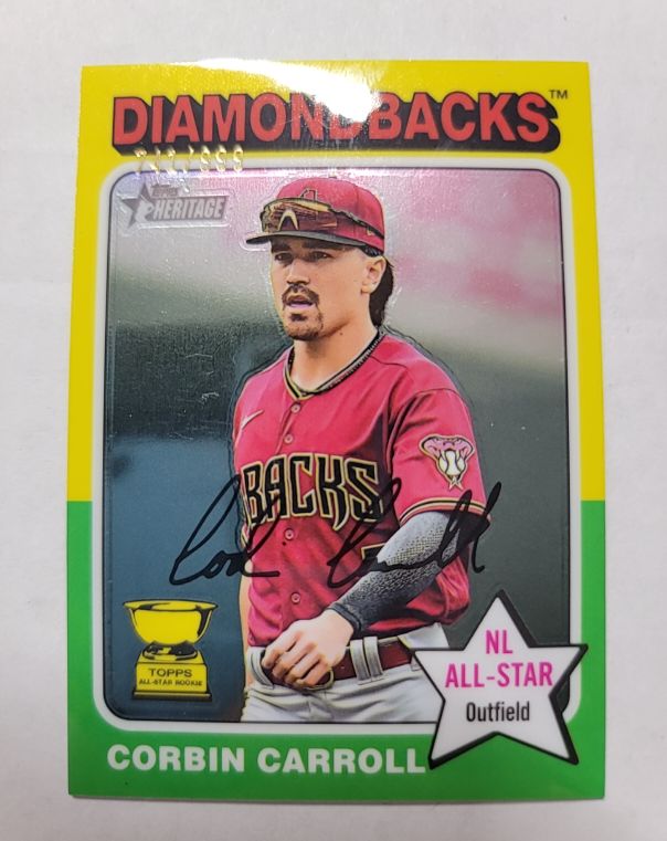 2024 Topps Heritage #372 Corbin Carroll — front