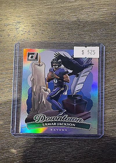2025 Panini Donruss #1 Lamar Jackson Downtown — front