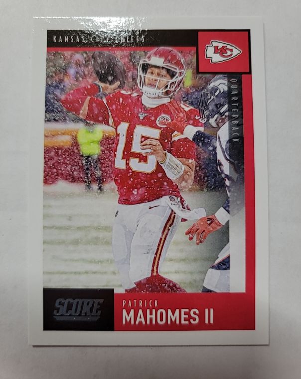 2020 Panini Score #136 Patrick Mahomes II — front