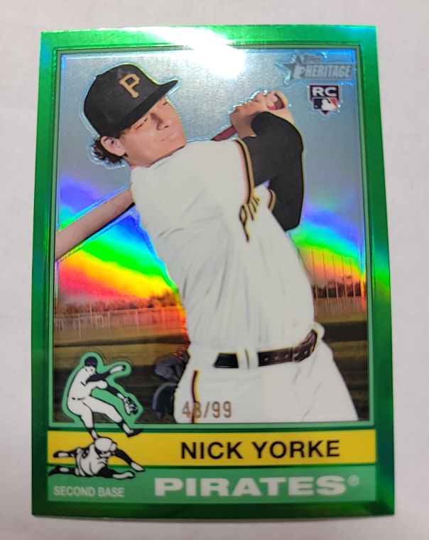 2025 Topps Heritage #80 Nick Yorke — front