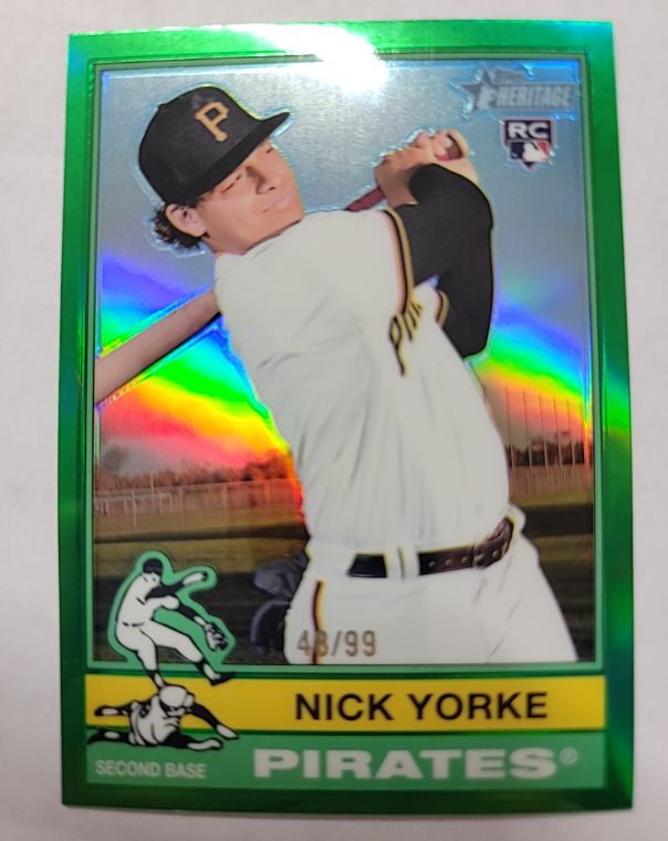 2025 Topps Heritage #80 Nick Yorke — front