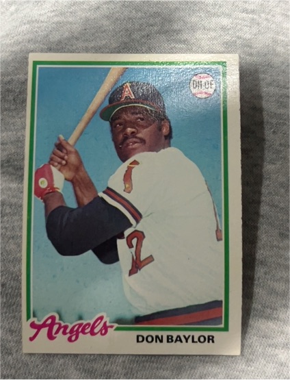 1978 Topps #48 Don Baylor — front