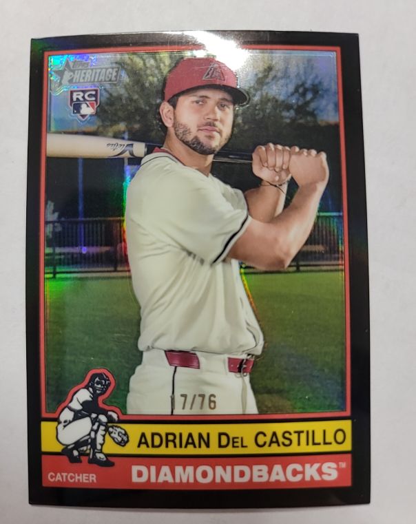 2025 Topps Heritage #270 Adrian Del Castillo — front