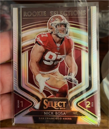 2019 Panini Select Rookie Selections #4 Nick Bosa — front