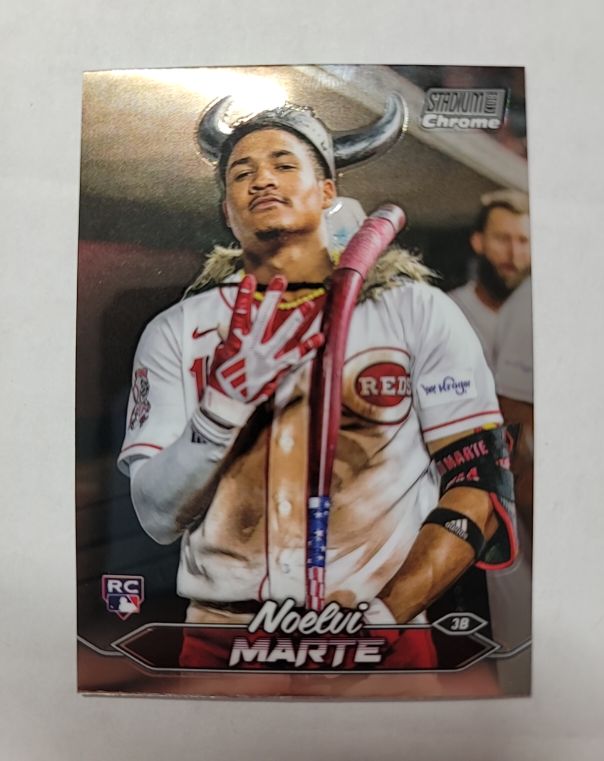 2024 Topps Stadium Club Chrome #13 Noelvi Marte — front