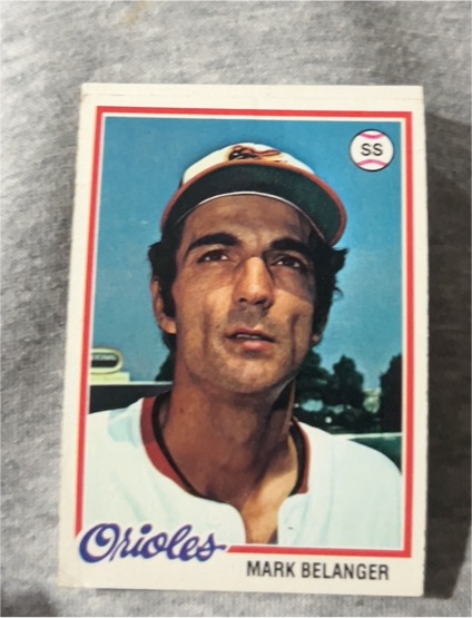 1978 Topps #315 Mark Belanger — front