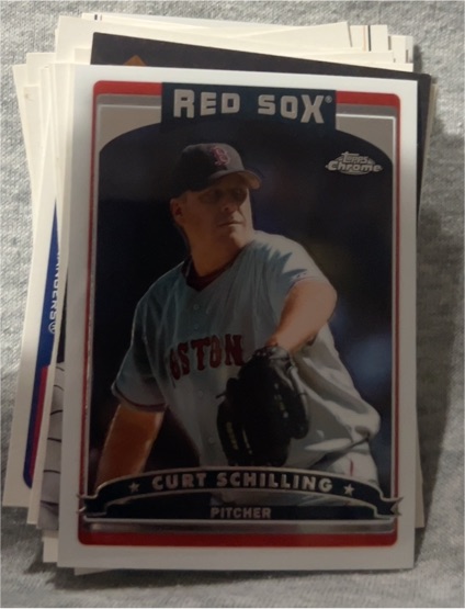 2006 Topps Chrome #240 Curt Schilling — front