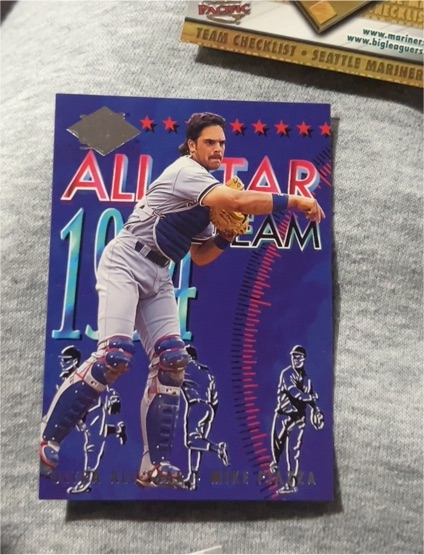 1994 Fleer Ultra #11 Mike Piazza Ultra All-Star Team — front