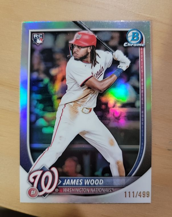 2025 Bowman Chrome #29 James Wood — front