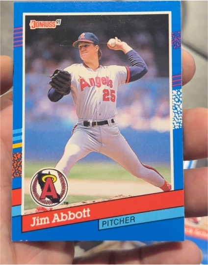 1991 Donruss #78 Jim Abbott — front