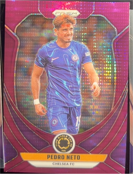 2025 Panini Prizm FIFA Club World Cup #72 Pedro Neto Chelsea FC — front