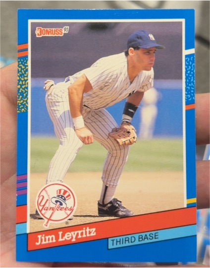 1991 Donruss #219 Jim Leyritz — front