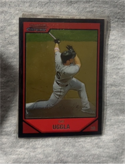 2007 Bowman Chrome #10 Dan Uggla — front