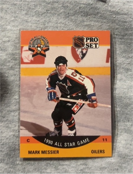 1990 Pro Set #349 Mark Messier — front