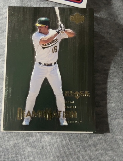 2000 Upper Deck Black Diamond #D3 Jason Giambi — front