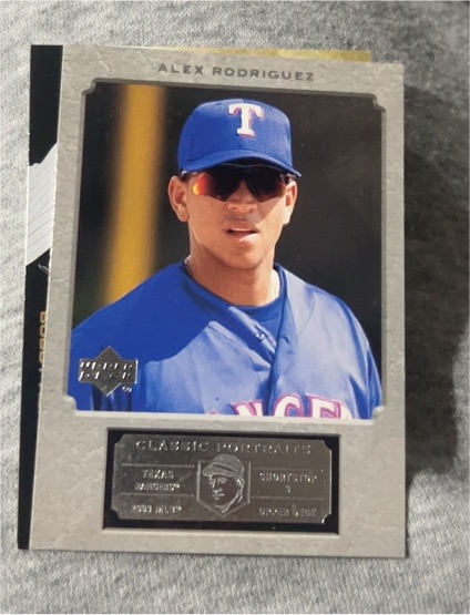 2003 Upper Deck Classic Portraits #78 Alex Rodriguez — front
