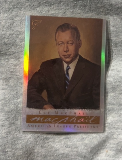2003 Topps Gallery #40 Lee MacPhail — front