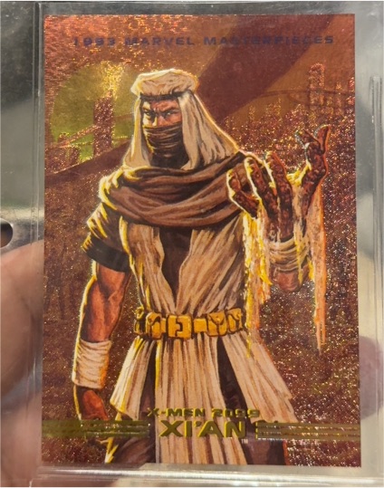 1993 SkyBox Marvel Masterpieces X-Men 2099 Dyna-Etch #S8 Xi'an — front