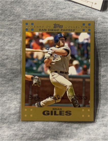 2007 Topps Gold #349 Brian Giles — front