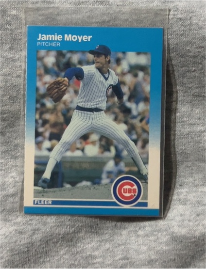 1987 Fleer #570 Jamie Moyer — front