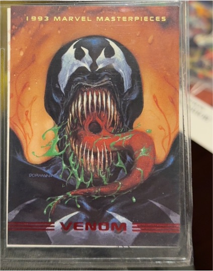 1993 SkyBox Marvel Masterpieces #45 Venom — front