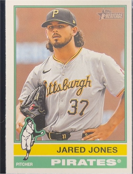 2025 Topps Heritage #149 Jared Jones — front