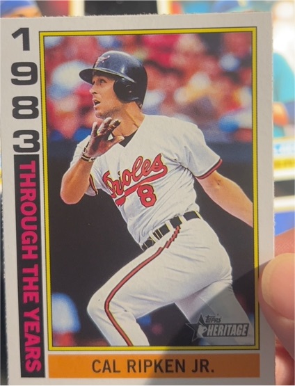 2025 Topps Heritage Through the Years #TTY-6 Cal Ripken Jr. — front
