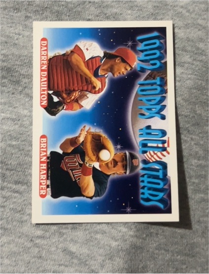 1993 Topps #408 Darren Daulton, Brian Harper — front