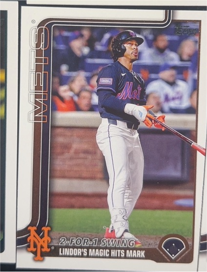 2025 Topps Update #US290 Francisco Lindor — front