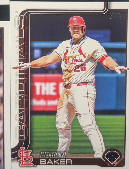 2025 Topps Update #US153 Luken Baker — front