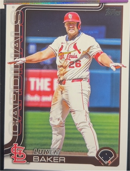 2025 Topps Update #US153 Luken Baker — front