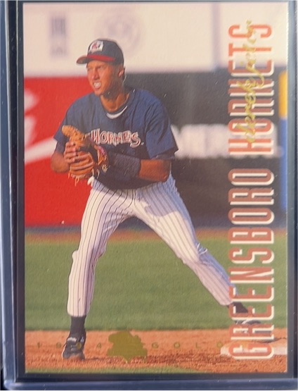 1994 Classic Best Gold #83 Derek Jeter Greensboro Hornets — front
