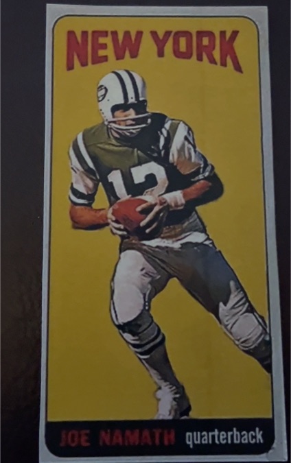 1965 Topps #121 Joe Namath — front