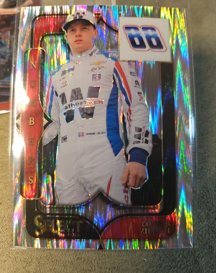 2025 Panini Select Racing Numbers #22 Connor Zilisch — front