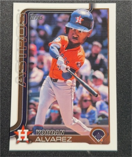 2025 Topps Series 1 #244 Yordan Alvarez — front