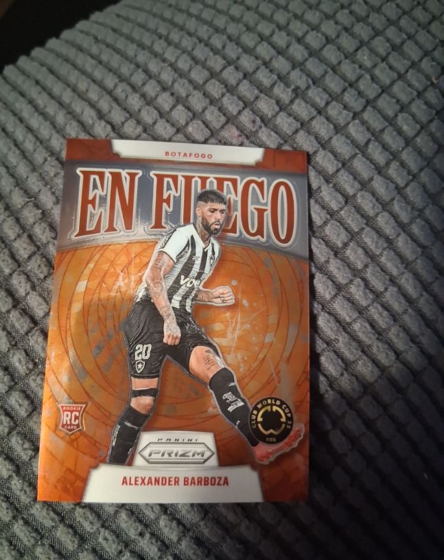 2025 Panini Prizm FIFA Club World Cup En Fuego #7 Alexander Barboza — front