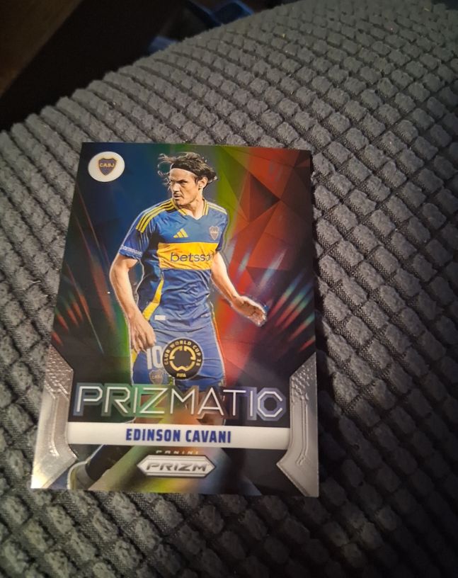 2025 Panini Prizm FIFA Club World Cup #4 Edinson Cavani Prizmatic — front