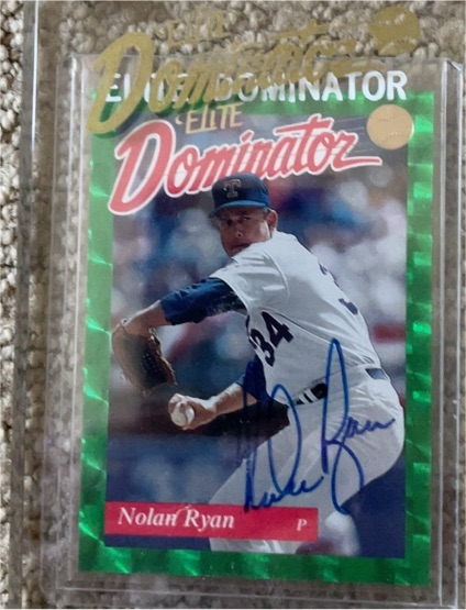 1993 Donruss Elite Dominator #10 Nolan Ryan — front