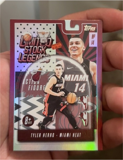 2025 Topps Limited Stock Legends #14 Tyler Herro — front