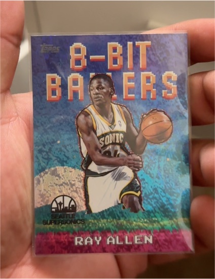 2025-26 Topps #8B-28 Ray Allen 8-Bit Ballers — front