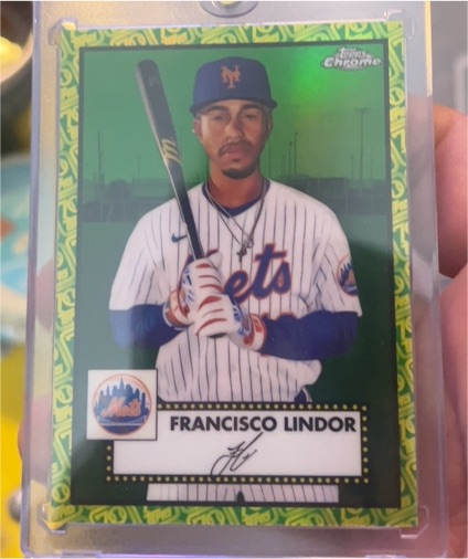 2021 Topps Chrome Platinum Anniversary #163 Francisco Lindor — front