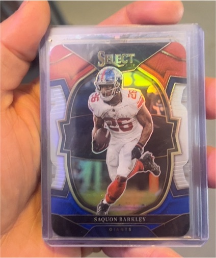 2022 Panini Select Football #82 Saquon Barkley — front