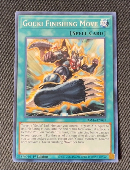 2020 Yu-Gi-Oh! DAMA-EN099 Gouki Finishing Move — front