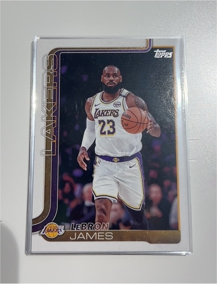 2025-26 Topps Basketball #150 LeBron James — front