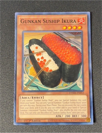 2020 Yu-Gi-Oh! DAMA-EN012 Gunkan Suship Ikura — front
