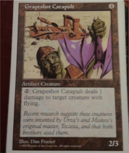 1995 Magic: The Gathering 4th Edition #322 Grapeshot Catapult — front