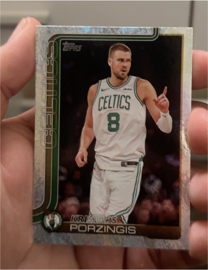 2025-26 Topps #3 Kristaps Porzingis — front