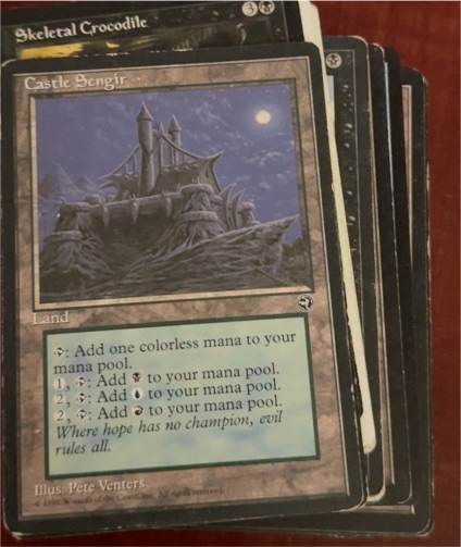1995 Magic: The Gathering #113 Castle Sengir — front