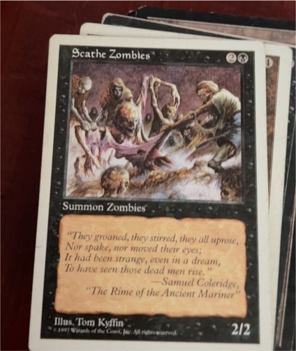 1997 Magic: The Gathering #192 Scathe Zombies — front